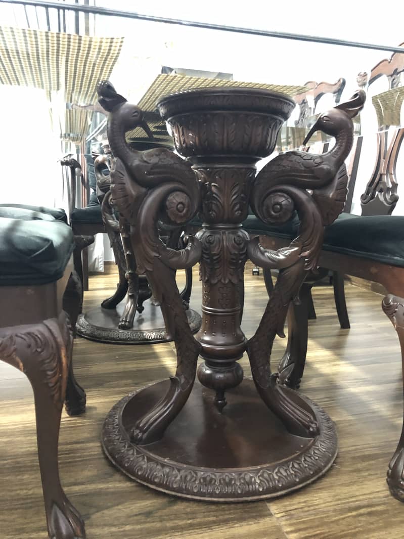 Pure Tali Wood Dinning Table for sale with 8 chairs 1