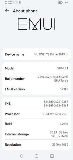 Huawei y9 prime