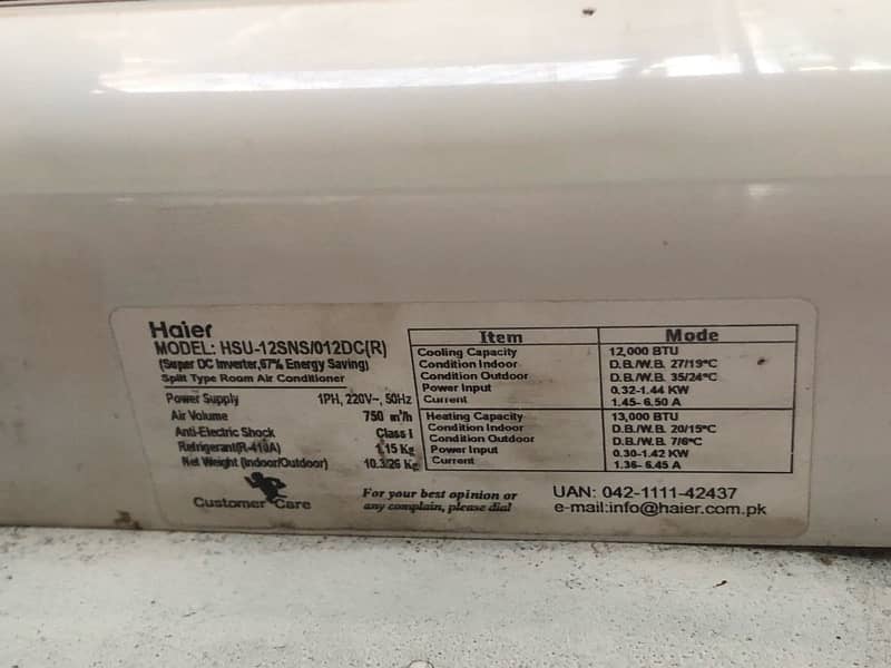 Haier 1 Ton DC Inverter 3