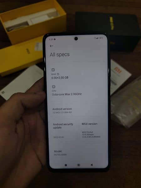 Poco X3 pro complete box 13