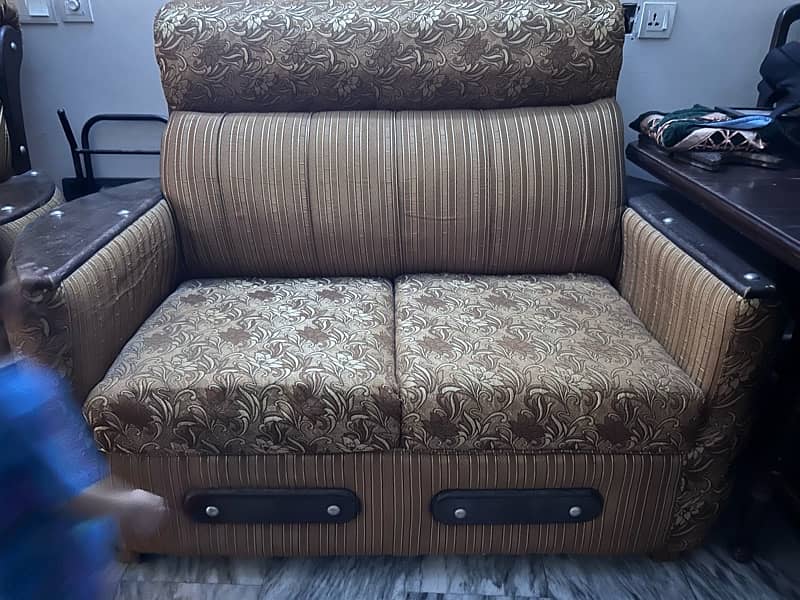 Real wood sofa set 1