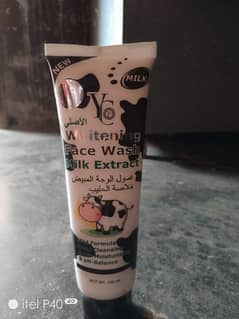 Whitening face wash Milk Extract