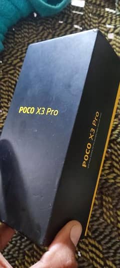 poco x3pro 8 256 with box and charger