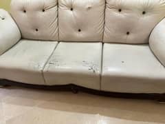 Sofa Set - Off-White Total 6 seats