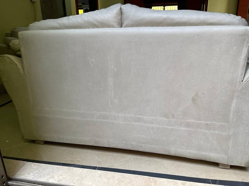 Sofa Set - Off-White Total 6 seats 4