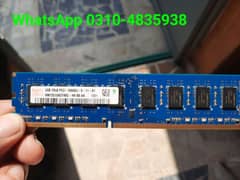 HP 4GB 2Rx8 DDR3 PC3 Ram Stick