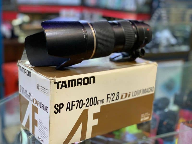 DSLR CAMERA TAMRON LENS 70/200 2.8 CONTACT 03282081035 1