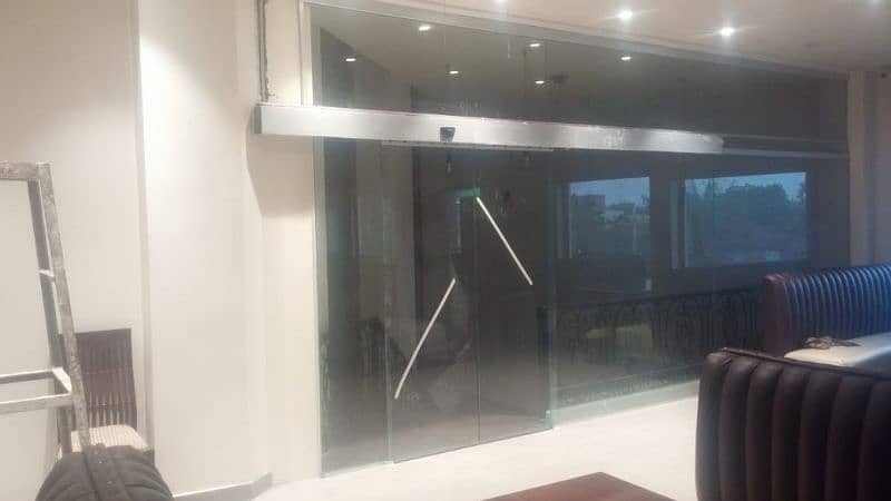 Automatic Sliding Glass Doors!! Auto door !! Sensor Glass Doors 5