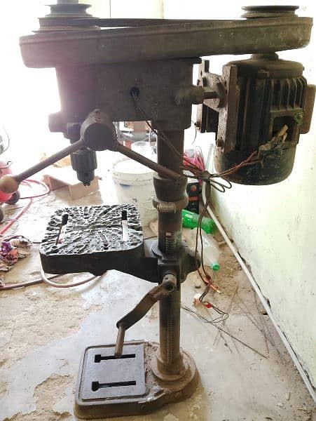 air compressor+power press+spart machine+warma drill machine 5