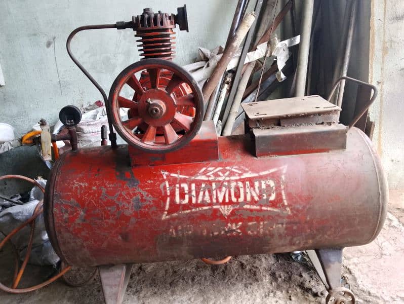 air compressor+power press+spart machine+warma drill machine 6