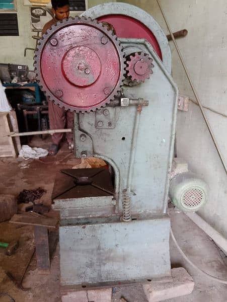 air compressor+power press+spart machine+warma drill machine 9