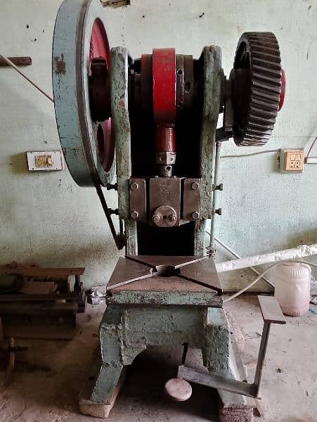 air compressor+power press+spart machine+warma drill machine 10