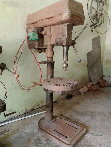 air compressor+power press+spart machine+warma drill machine 12