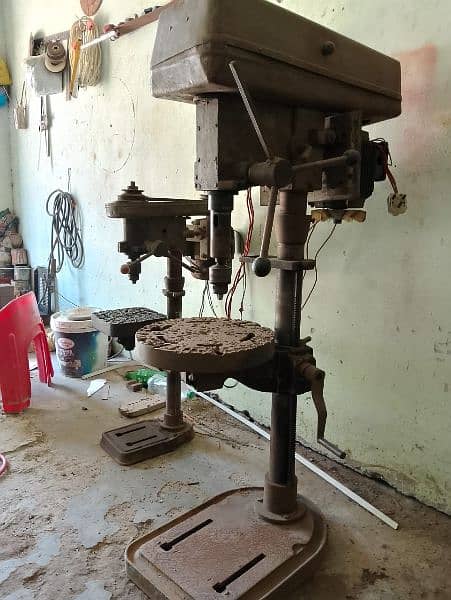 air compressor+power press+spart machine+warma drill machine 13