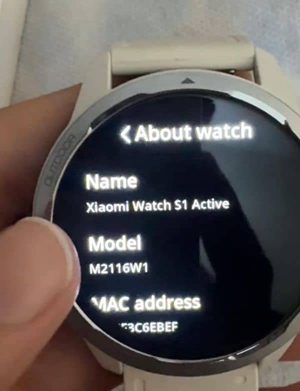 Xiaomi watch S1 active EBEF 3