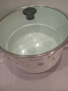 9liter milk enamel coated pot