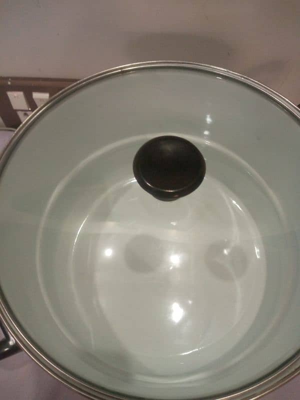 9liter milk enamel coated pot 5