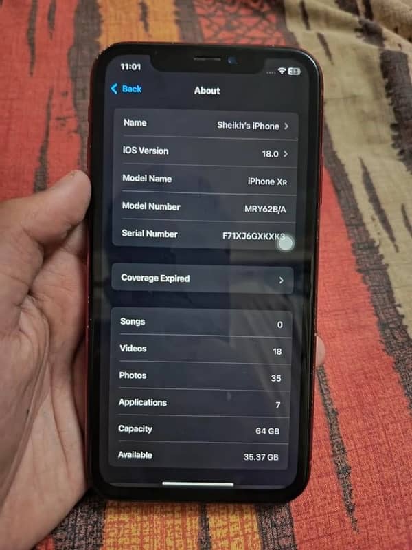 iphone x R factory unlock non pta 3