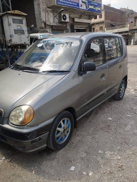 Hyundai Santro 2002 model gray colour 1