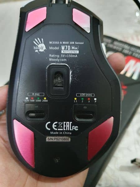 Bloody W70 MAX Computer Gaming Mouse 6