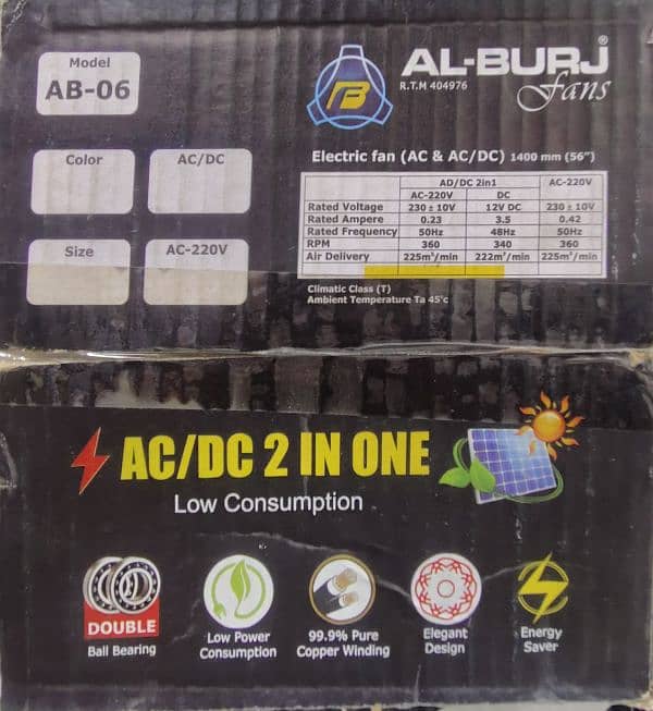 Ac/Dc , Inverter fan / Specially for discounted price in Karachi 5