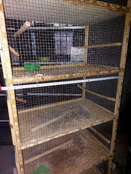 Birds wood Cages For Sale in big size 6.7 ft length 1