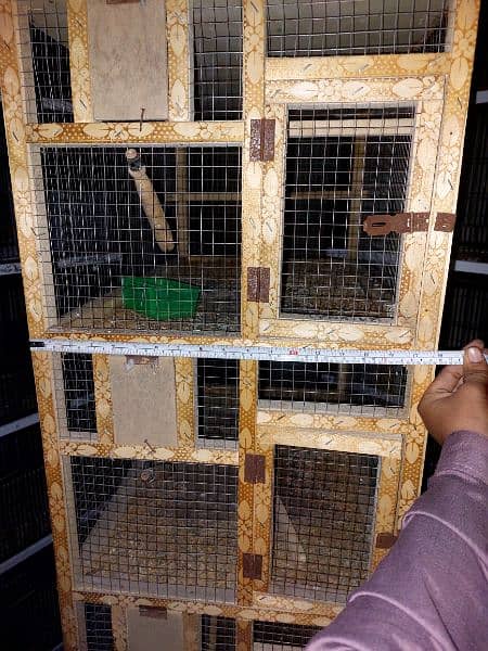 Birds wood Cages For Sale in big size 6.7 ft length 3