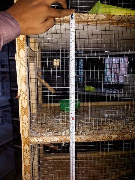 Birds wood Cages For Sale in big size 6.7 ft length 4