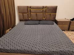 Bed set with dressing and chairs