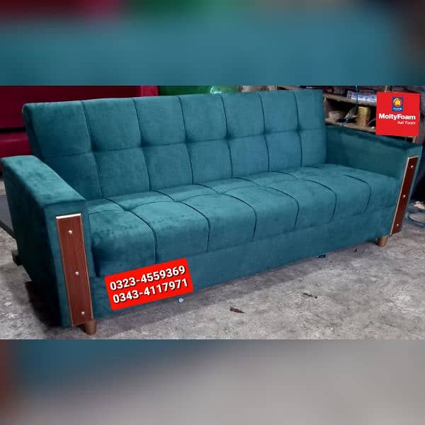 Molty double bed sofa cum bed/dining table/stool/Lshape sofa/chair 7