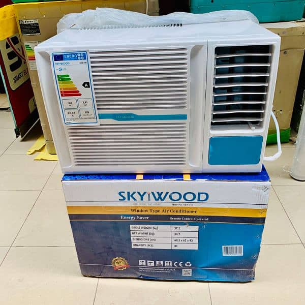 Skywood 1 Ton Brand new  Inverter window Ac 2