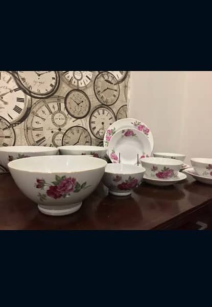 Floral dinner set { british style } 1