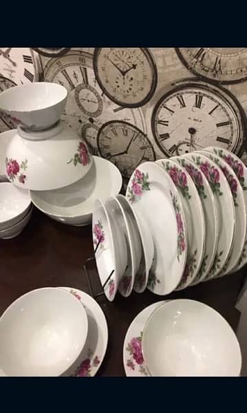 Floral dinner set { british style } 5