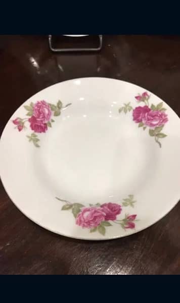 Floral dinner set { british style } 6