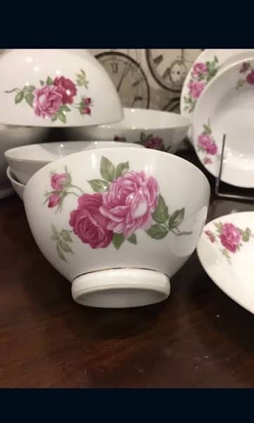 Floral dinner set { british style } 7