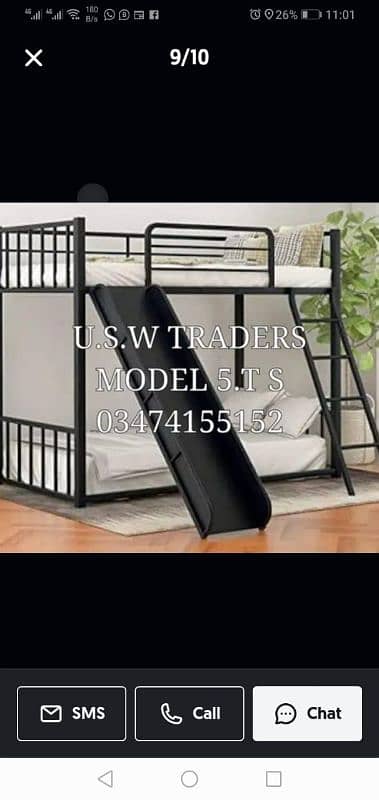 baby bunk beds kids /elder unlimited weight capacity 9