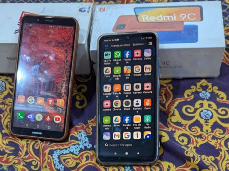 Redmi 9C & Huawei Y7 0