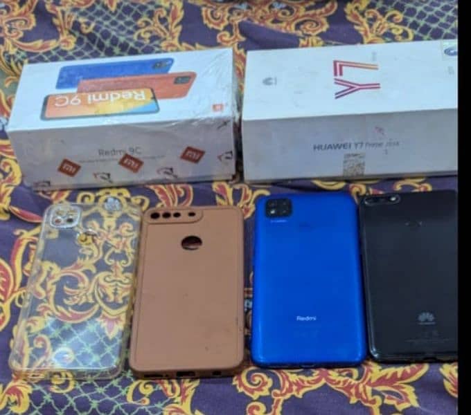 Redmi 9C & Huawei Y7 2