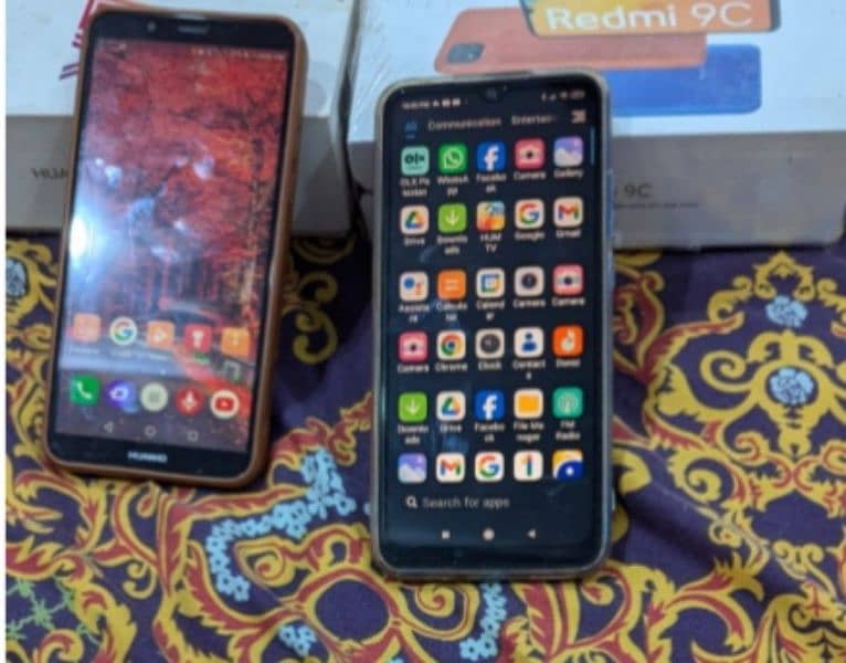 Redmi 9C & Huawei Y7 3