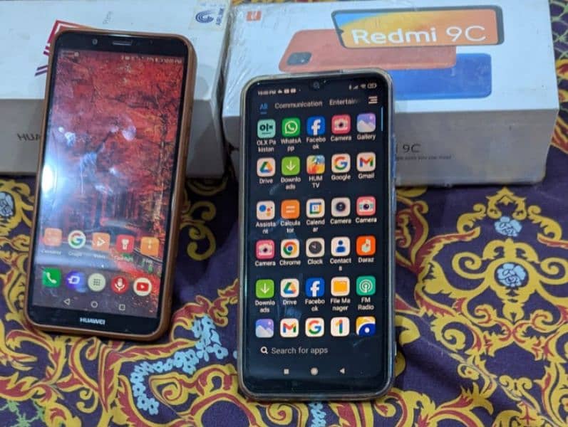 Redmi 9C & Huawei Y7 4