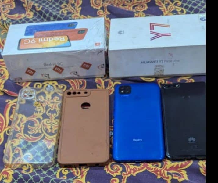 Redmi 9C & Huawei Y7 7