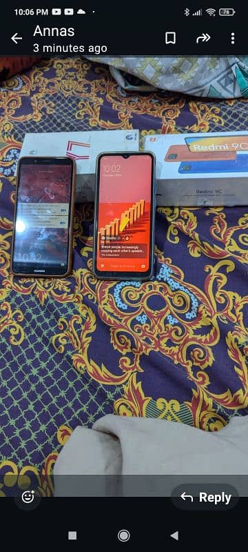 Redmi 9C & Huawei Y7 9