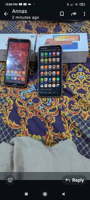 Redmi 9C & Huawei Y7 10