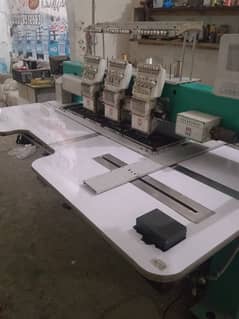 3 hd embroidery machine reconditioned nine color 330 by 600