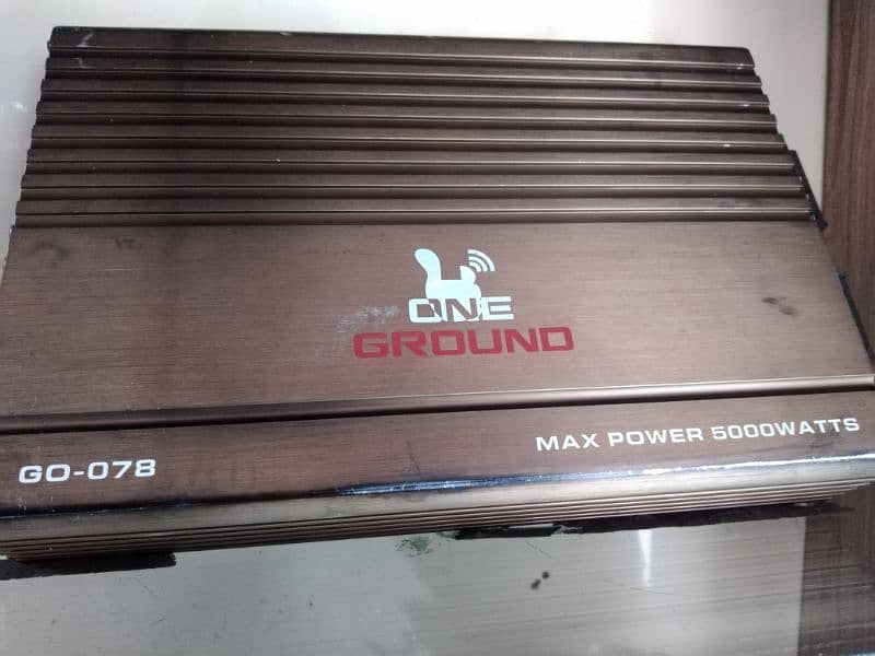 Ground One Amplifier high power bridgable 10/10. 1