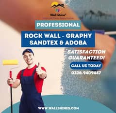 Rock wall / Sandtex / Stucco/ Marble chip / Graphy / 3D Italian 0