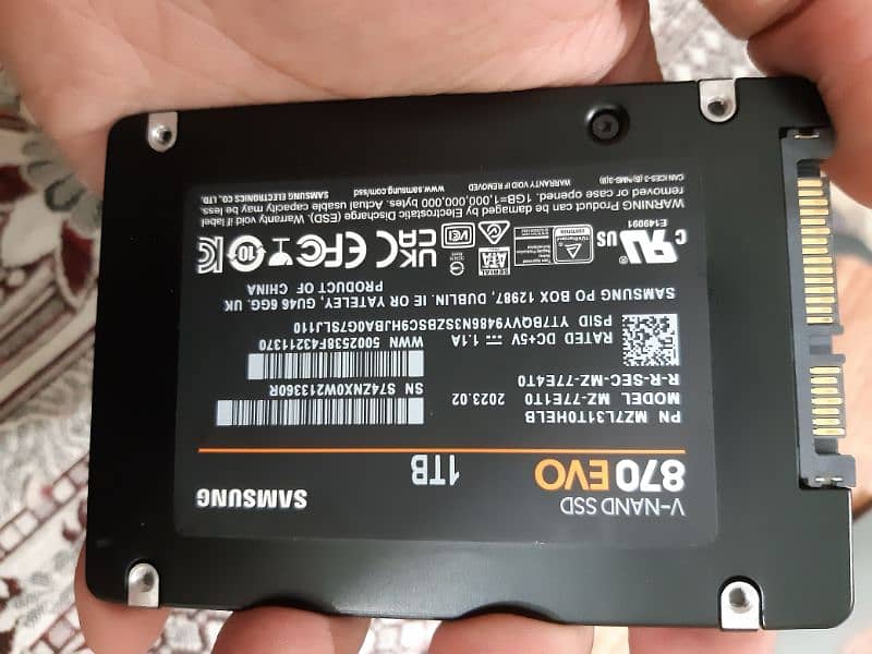 Samsung 870 Evo 1 TB SSD 1