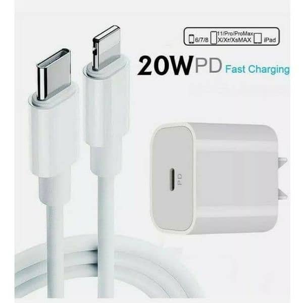 Iphone 20W charger original Usb-C lightning data cable(iphone) 1