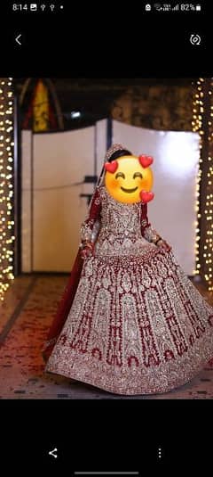 Bridal lehnga/Barat lehnga/Nikkah lehnga