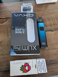 Oxva xlim pro vape with box coil and flavor